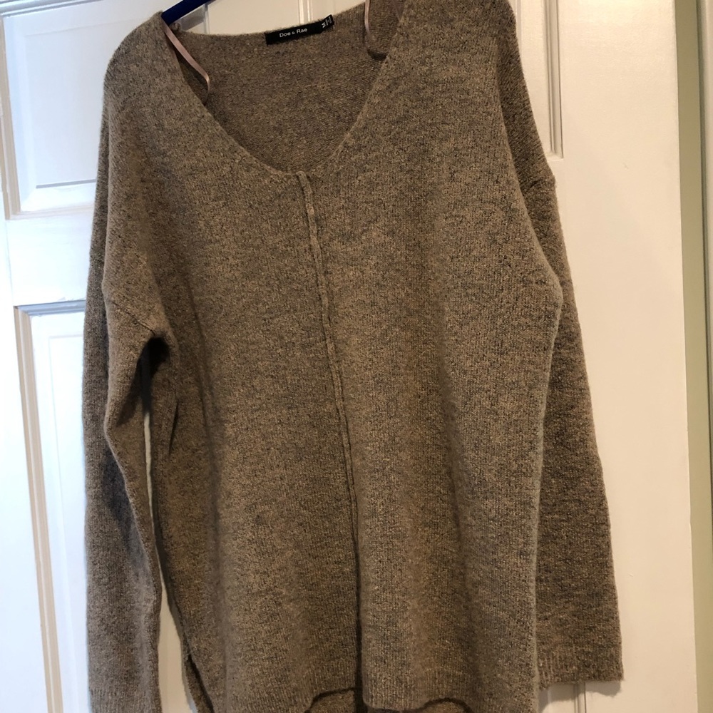 Comfy, cozy tan oversized sweater, NWOT